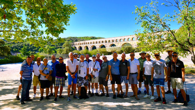 A group of LGBTQ travelers