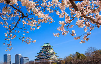 Osaka castle, Osaka, Japan