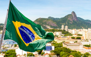 Brazil, Rio de Janeiro, flag