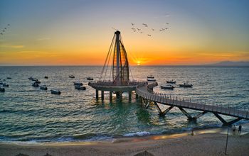 Sunset in Puerto Vallarta