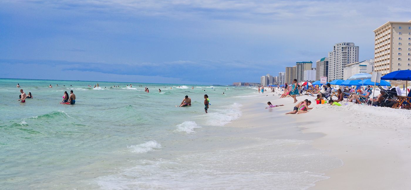 Image: At the Beach in Destin. (photo by Emily Krause)