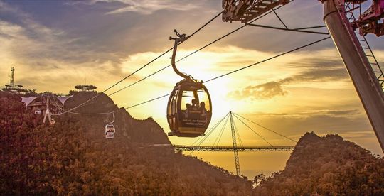 Malaysia cable car ride