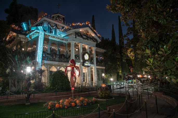 Haunted Mansion, holidays, overlay transformation, Jack Skellington, The Nightmare Before Christmas